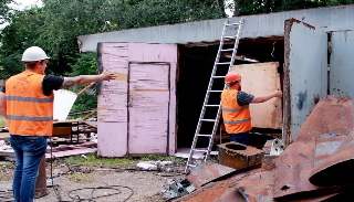 Демонтаж гаражей в Брянске, цена от 1759 руб. – услуги под ключ от 2Землекопа-Бнк
